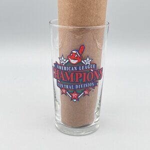 Cleveland Indians American League Champions 1995 & 1997 20 Oz. Beer Glass MLB